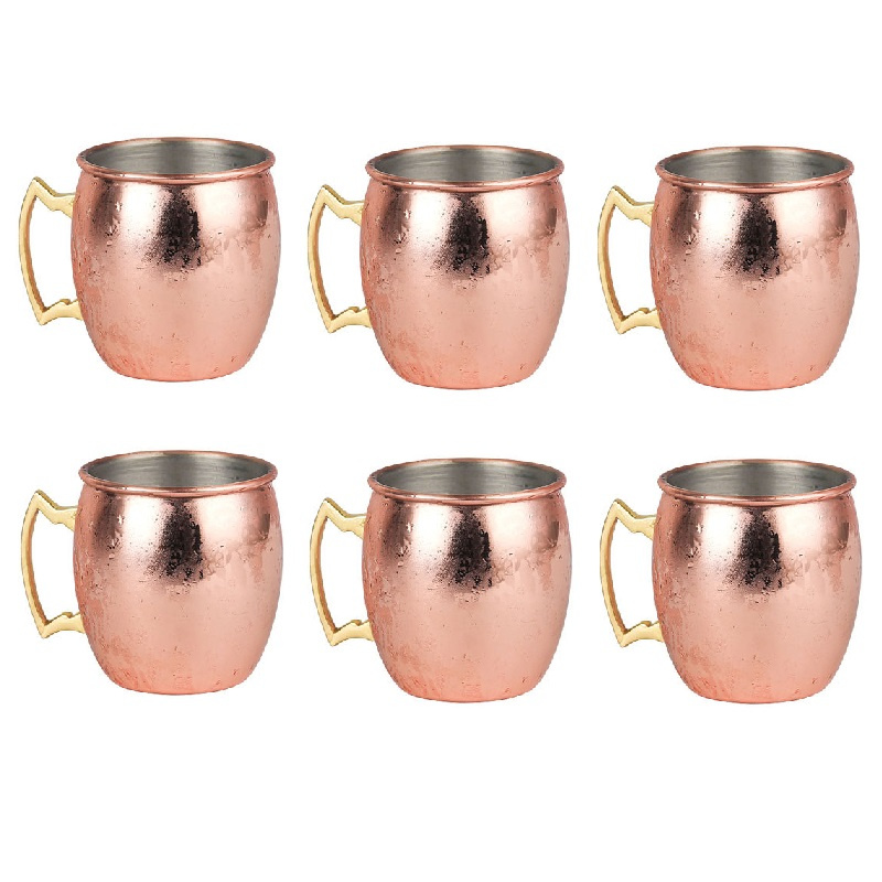Mule Copper Mug - 6 uds 60ml mula tazas de
