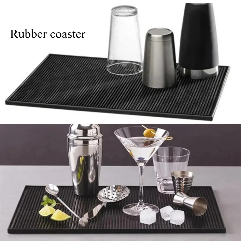 Bar Mat Rubber - Tapete de Goma para Bar, Posavasos,
