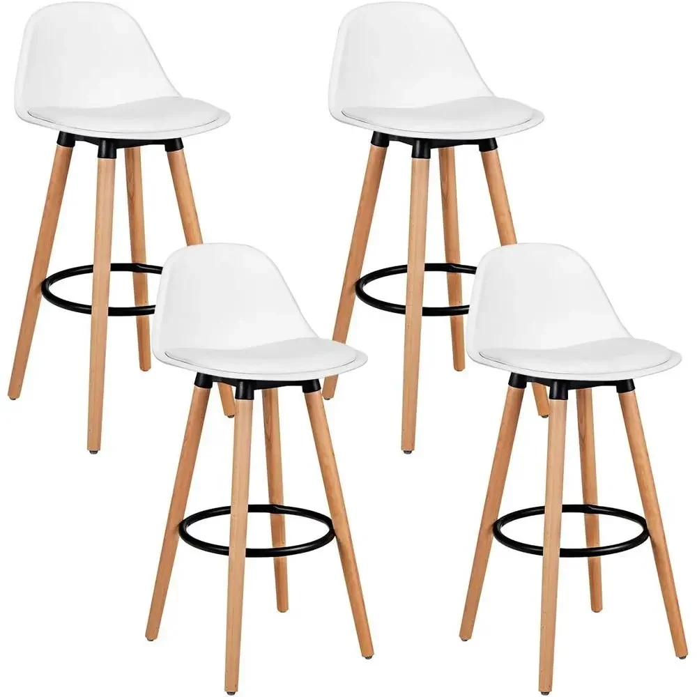 Home Bar Stools - Juego de 4 Taburetes de Bar