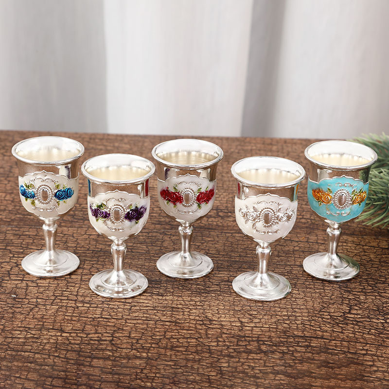 Old Fashioned Glass - Copa de vino pequeña de aleación,
