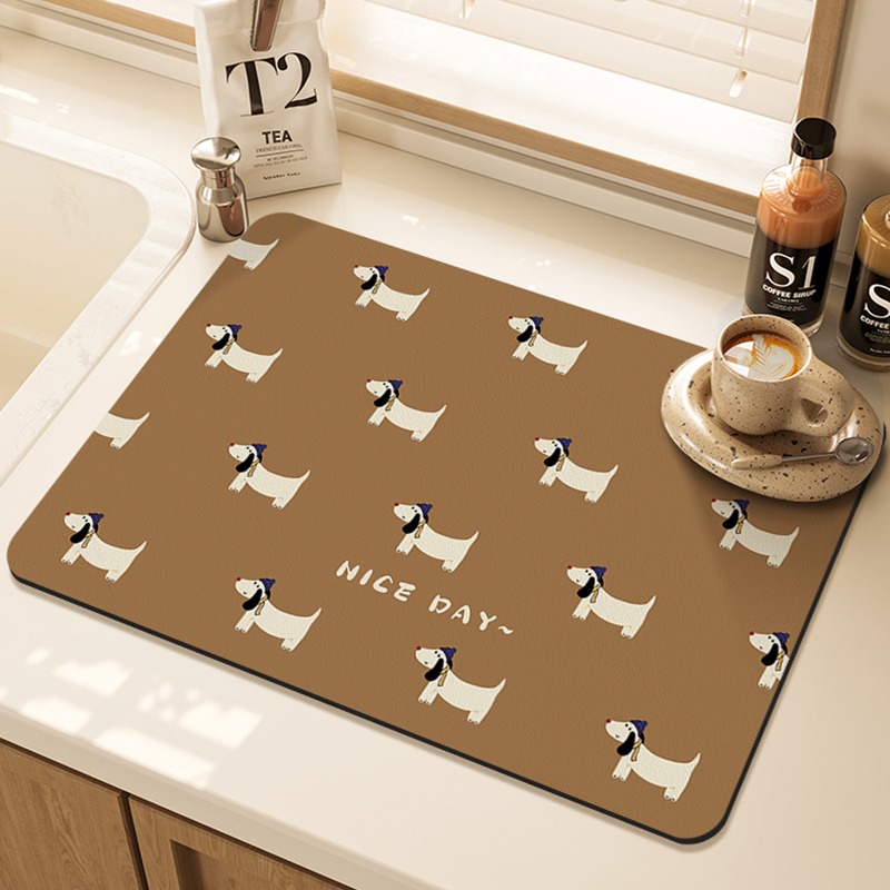 Bar Mat Rubber - Estera de secado de cocina con