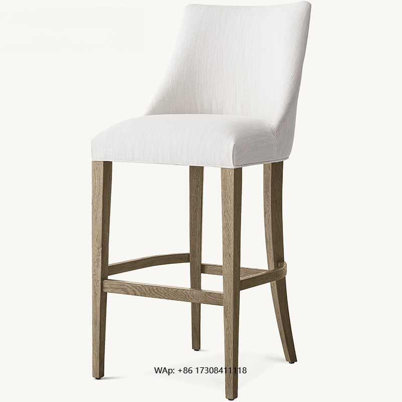 Home Bar Stools - Silla de bar de madera maciza