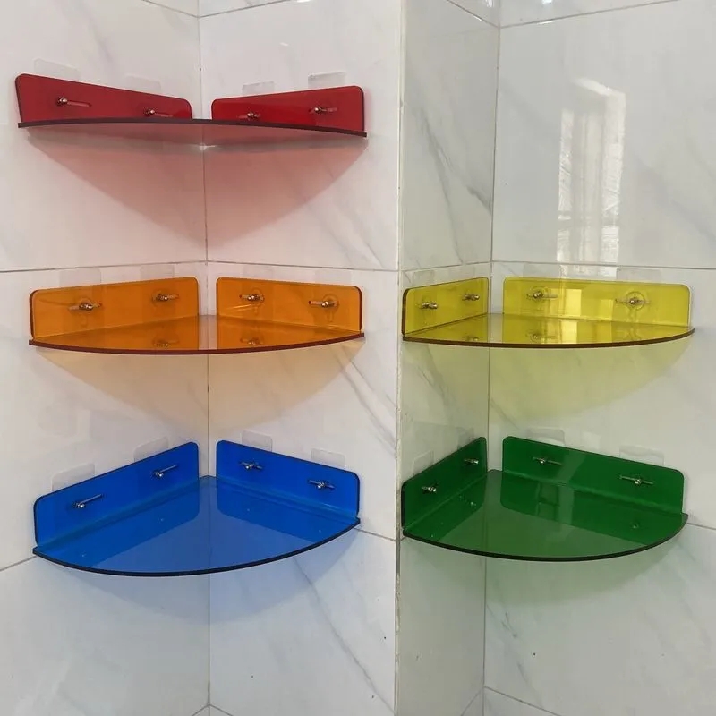 Home Bar Shelf - Estantes de ducha acrílicos transparentes para