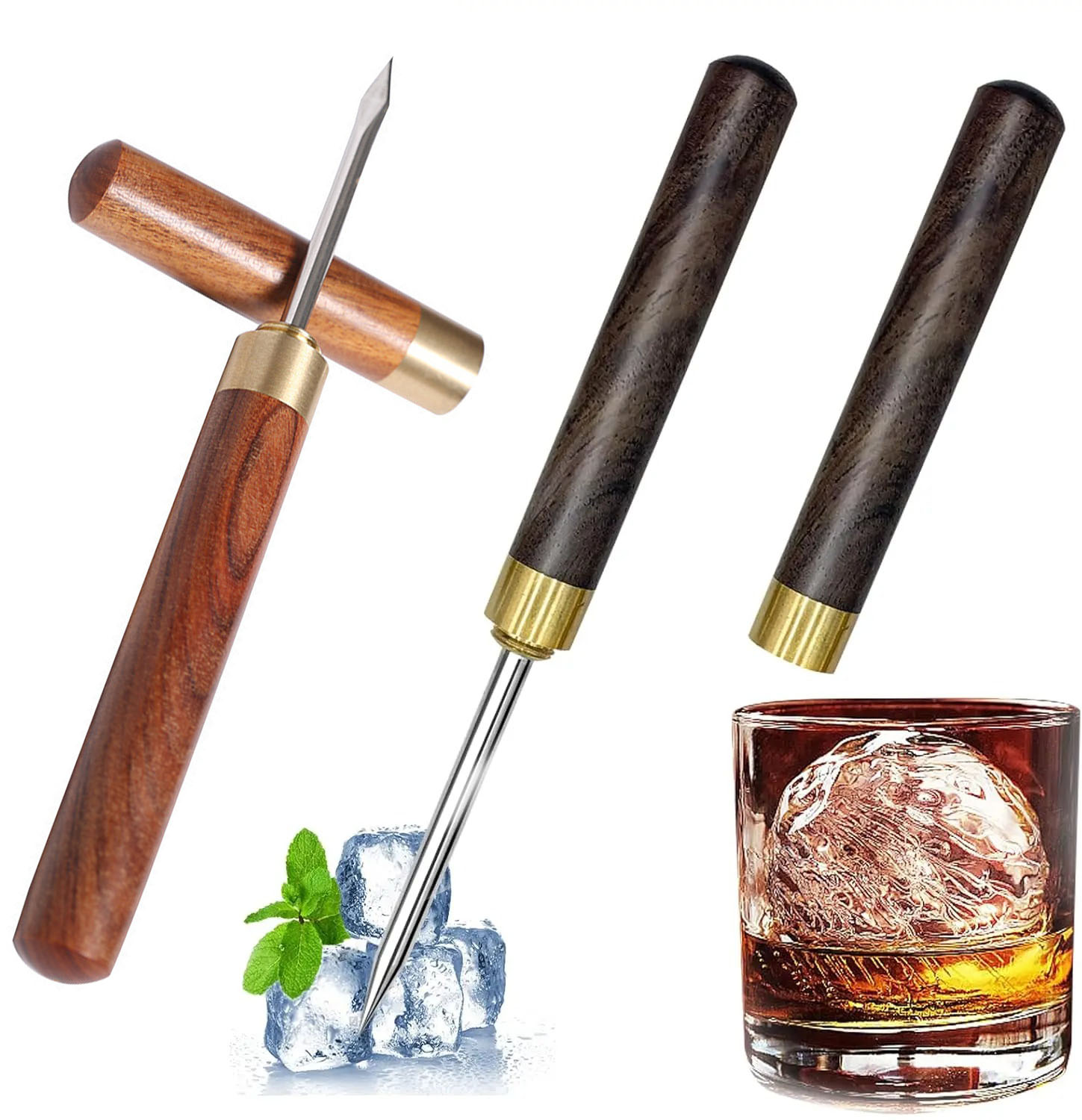 Ice Pick Pick - 2 piezas de rompehielos, utilizados para