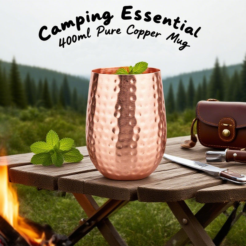 Mule Copper Mug - Taza Moscow Mule 100% Cobre, Tazas