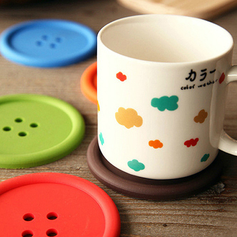 Bar Mat Rubber - Posavasos de Silicona de Múltiples Colores,