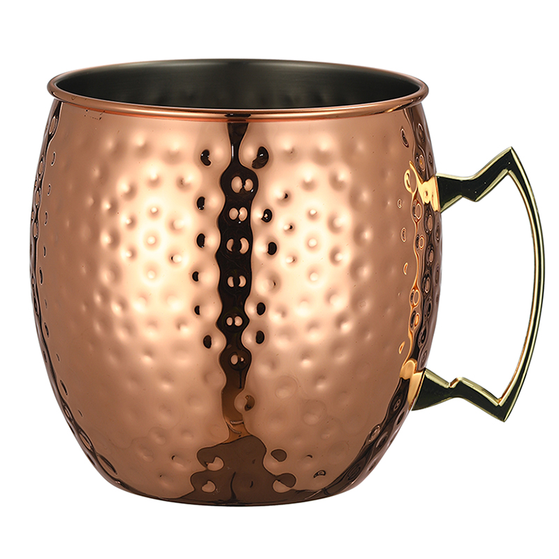 Mule Copper Mug - Taza de mula gigante martillada de