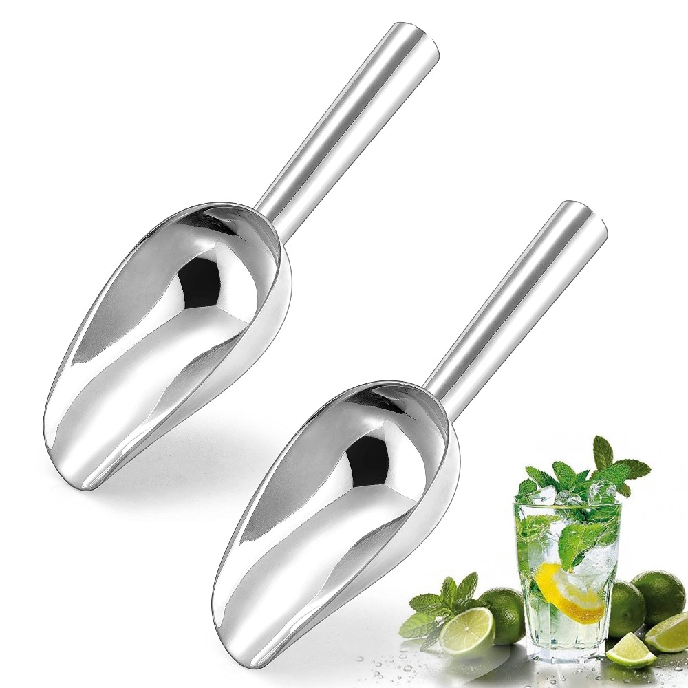 Ice Pick Pick - 2 Cucharas de Acero Inoxidable Resistentes