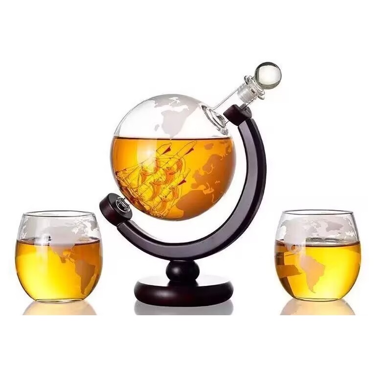 Decanter Globe Set - Juego de decantador de globo creativo