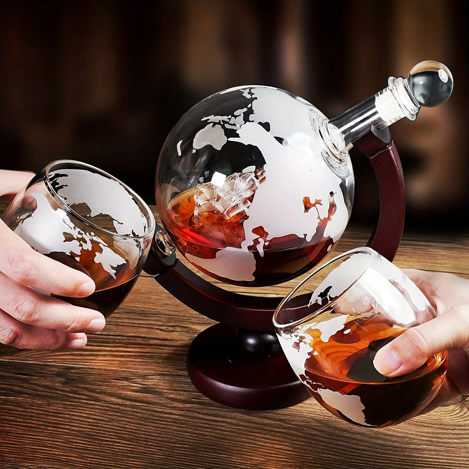 Juego de decantador de whisky  - Decanter Globe Set reseña y precio