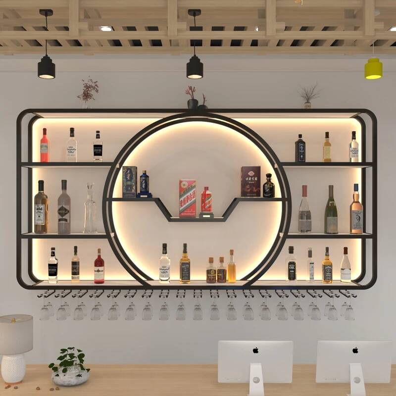 Vitrina para vinos de discotec - Home Bar Shelf reseña y precio