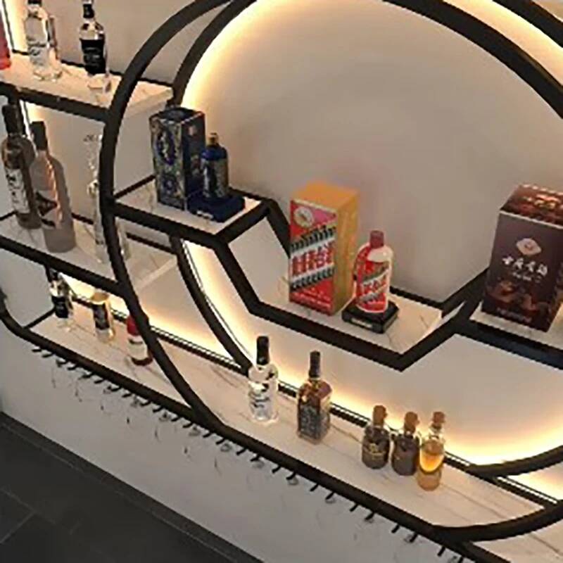 Vitrina para vinos de discotec - Home Bar Shelf reseña y precio