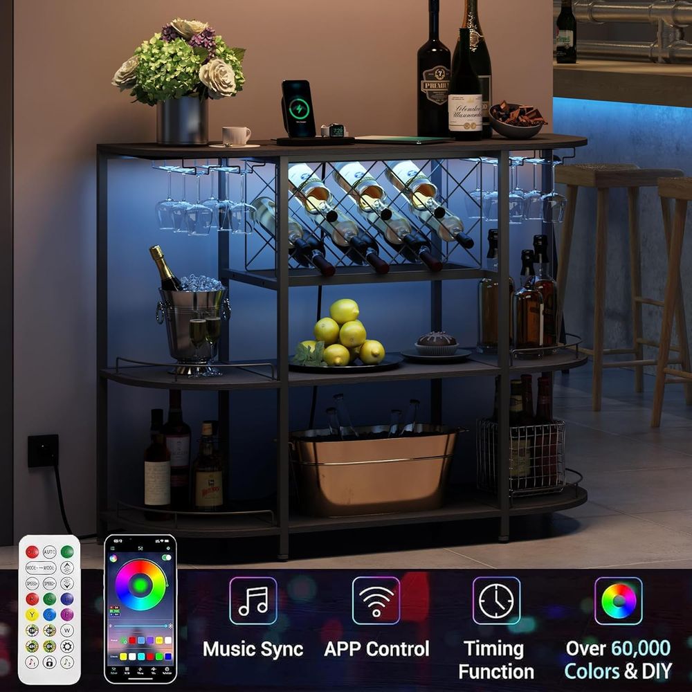 Mesa de Centro Negra de 3 Nive - Home Bar And Kitchen reseña y precio