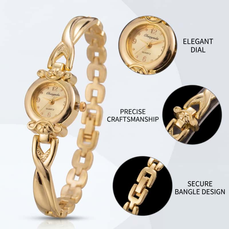 Relojes de Oro Delgados de Mod - Old Fashioned Glass reseña y precio