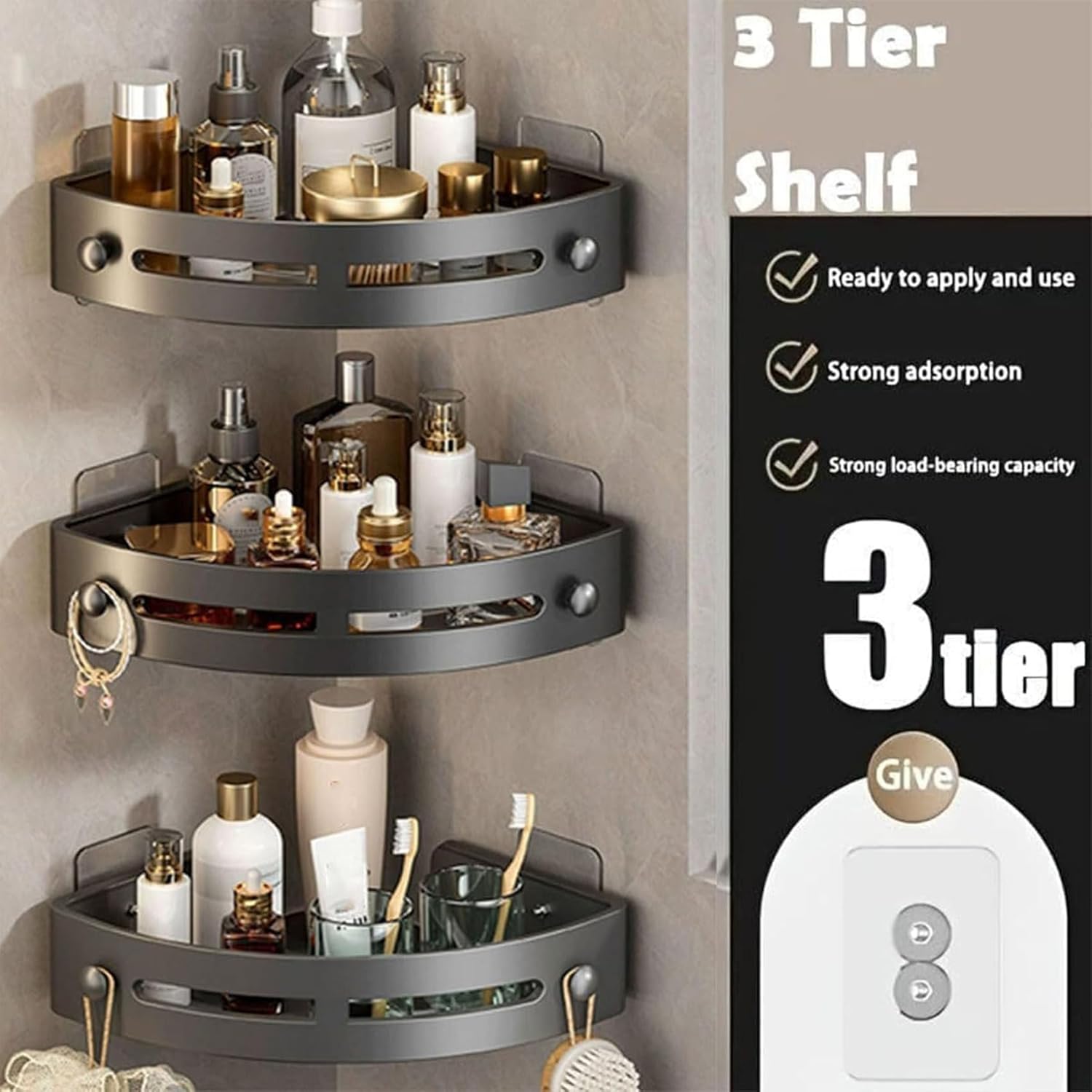 Organizador de Ducha Triangula - Home Bar Shelf reseña y precio