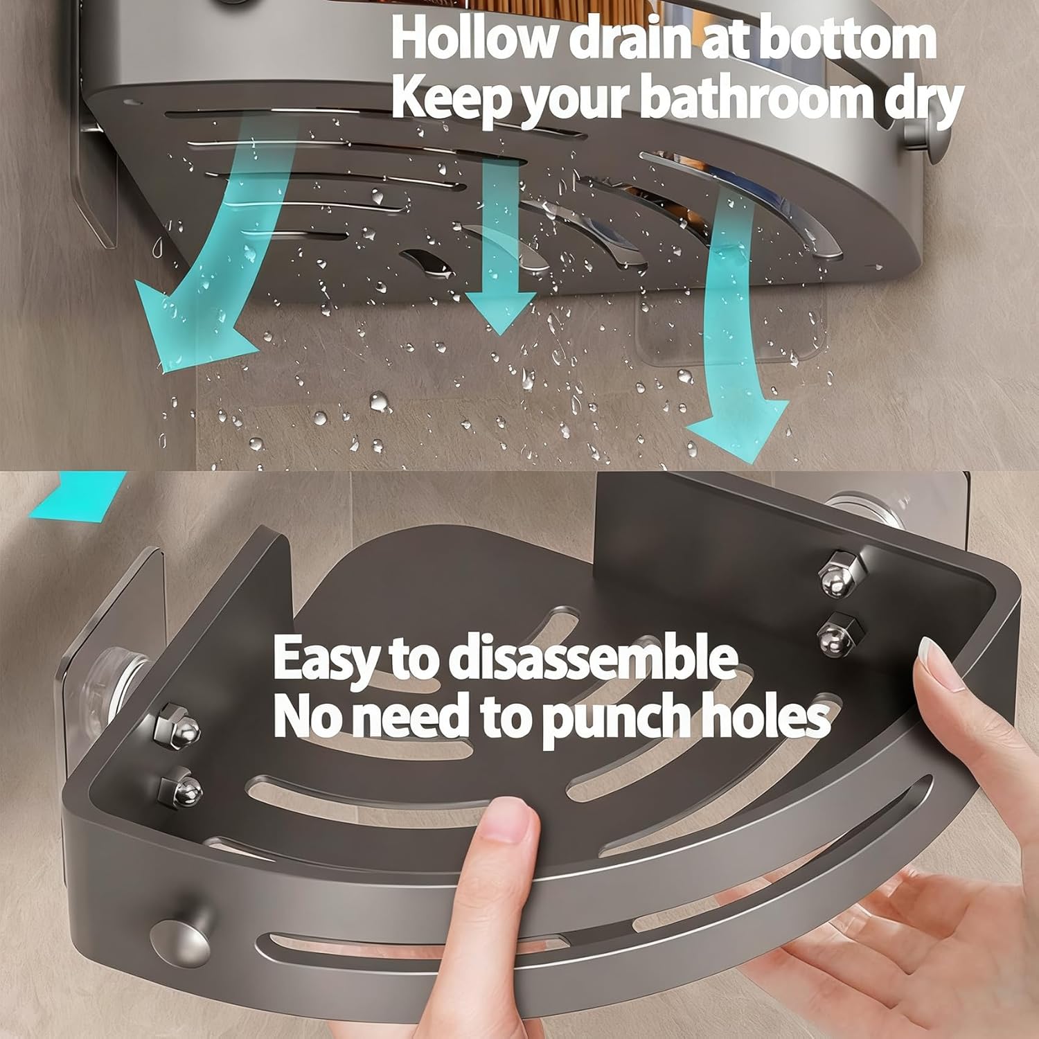 Organizador de Ducha Triangula - Home Bar Shelf reseña y precio