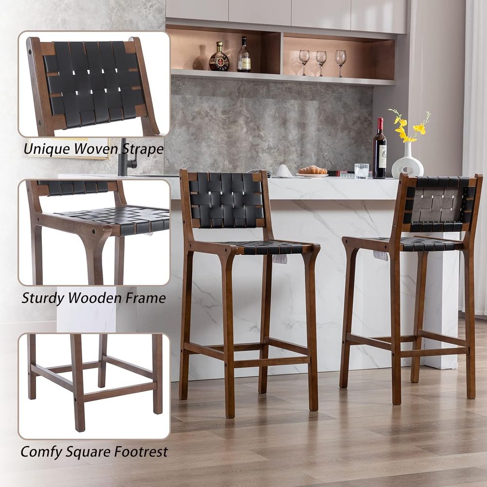 Juego de 2 taburetes de bar de - Home Bar Stools reseña y precio