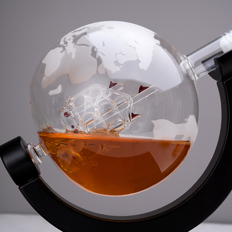 Juego de decantador de whisky  - Decanter Globe Set reseña y precio