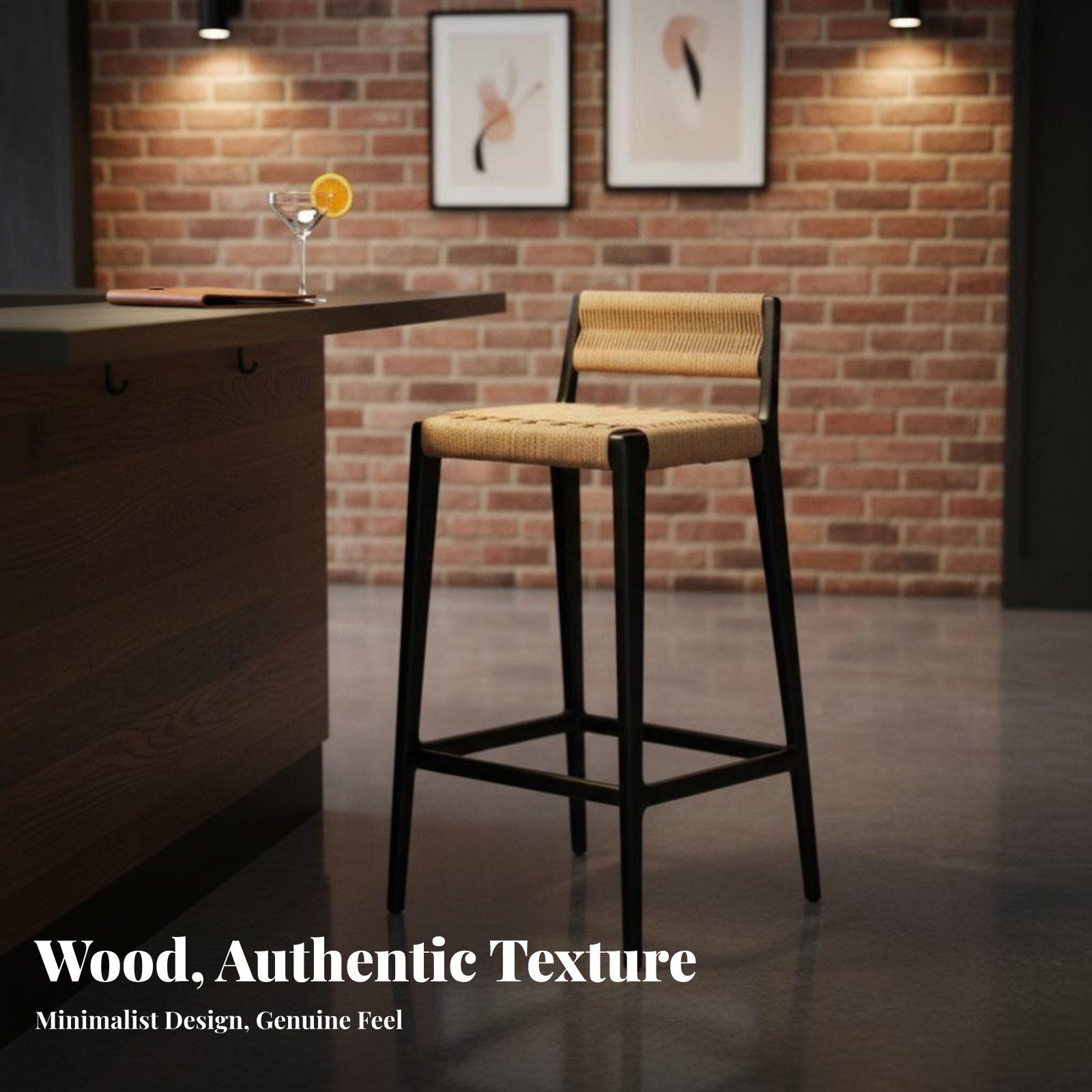 Taburete alto de madera resist - Home Bar Stools reseña y precio