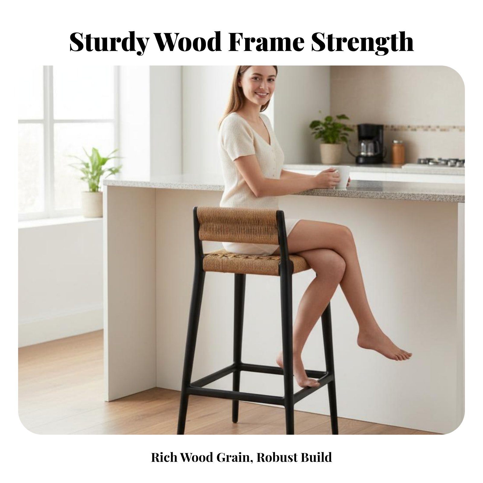 Taburete alto de madera resist - Home Bar Stools reseña y precio