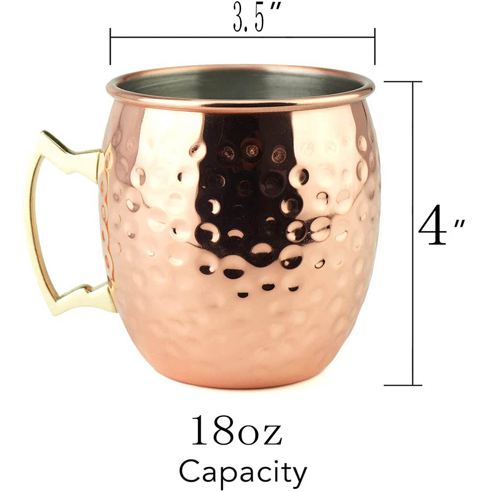 Taza de mula de Moscú de cobre - Mule Copper Mug reseña y precio