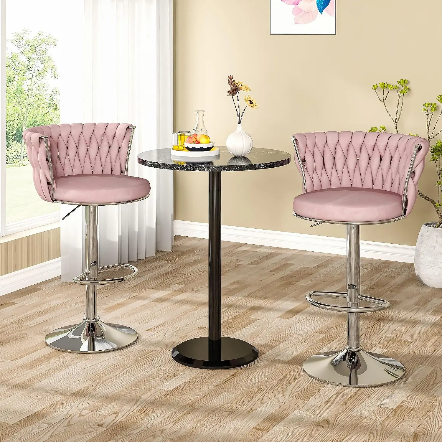 Juego de 2 taburetes de bar de - Home Bar Stools reseña y precio