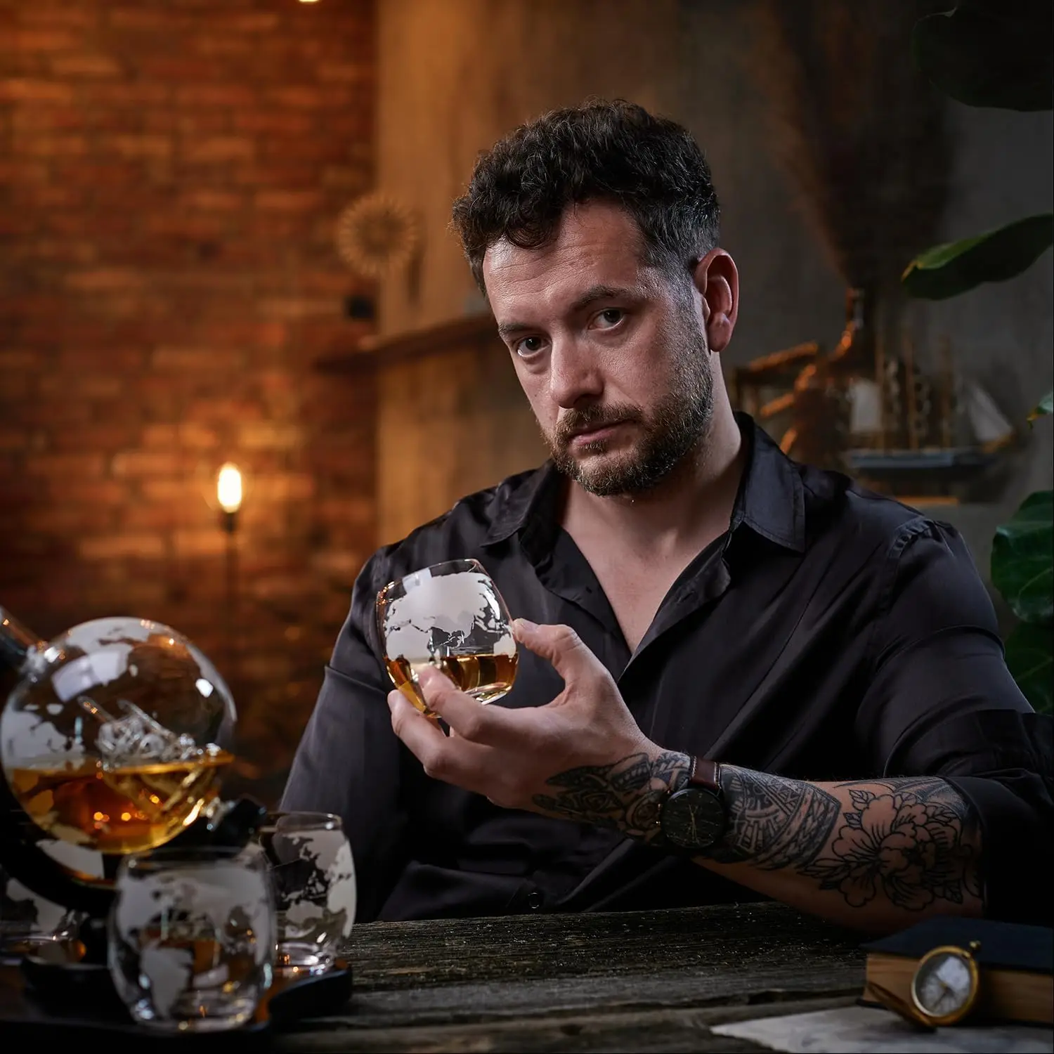 NANCIHUI decantador de vidrio  - Decanter Globe Set reseña y precio