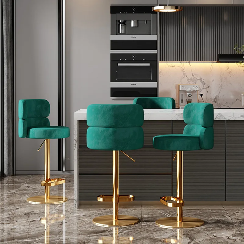 Para moderno de lujo de acero  - Home Bar Stools reseña y precio