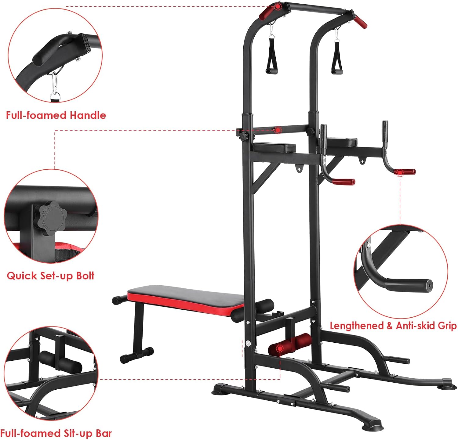 Torre de Ejercicios con Banco, - Home Bar And Gym reseña y precio