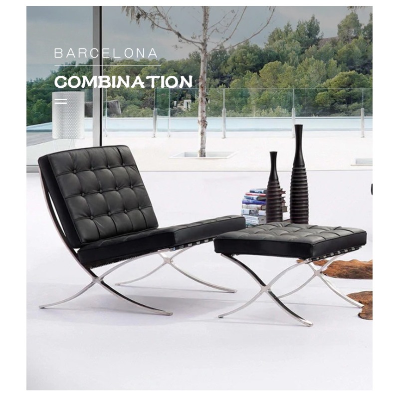 Sillón Barcelona de Cuero, Sil - Home Barcelona reseña y precio