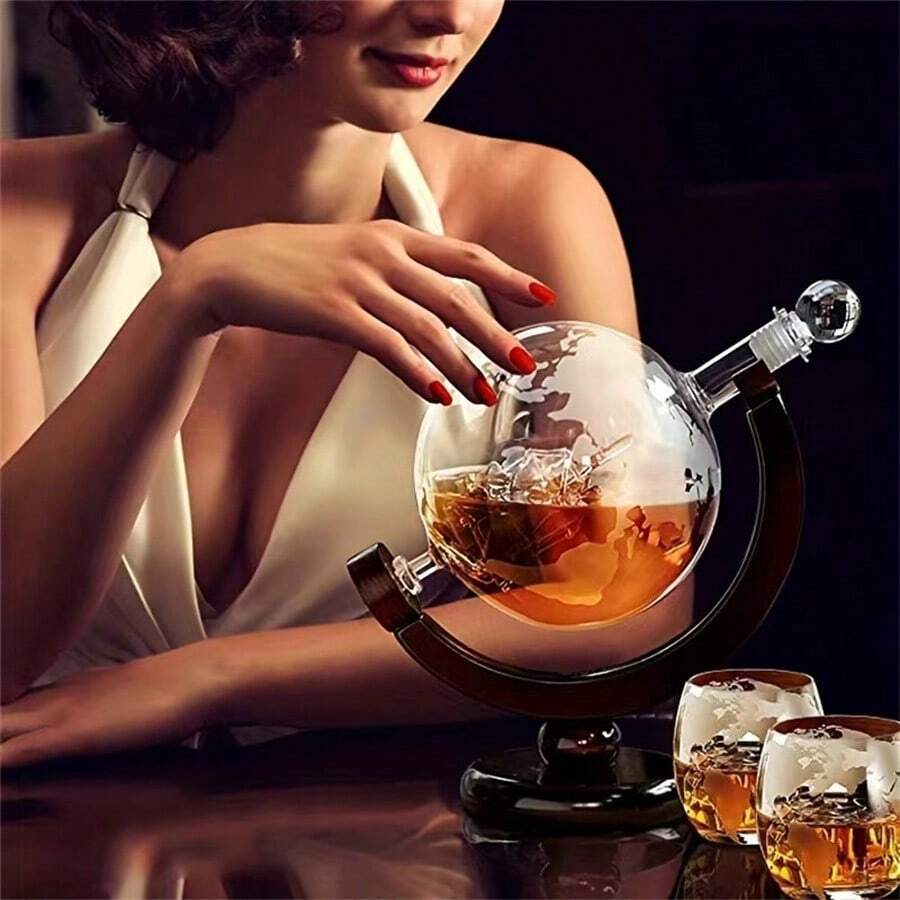 Juego de decantadores de whisk - Decanter Globe Set reseña y precio