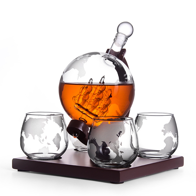 Decantador de globo de cristal - Decanter Globe Set reseña y precio