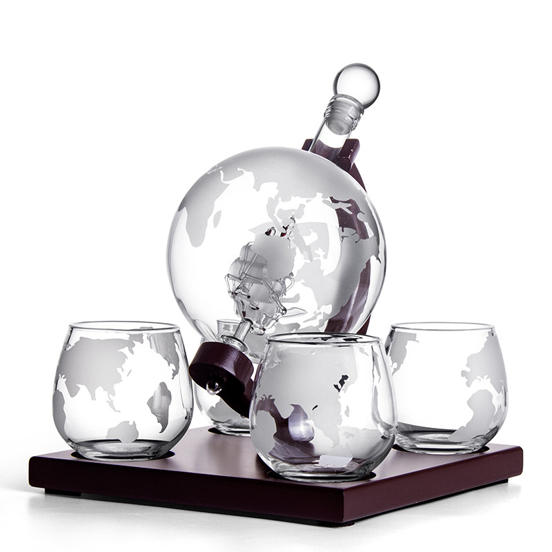 Decantador de globo de cristal - Decanter Globe Set reseña y precio