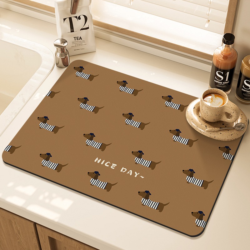 Estera de secado de cocina con - Bar Mat Rubber reseña y precio