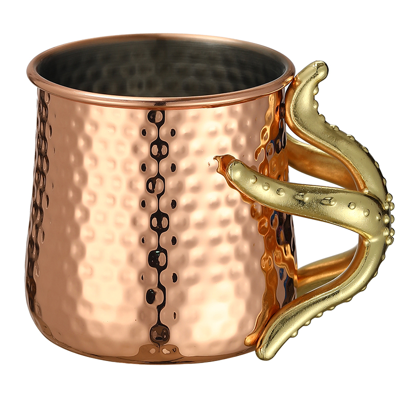 Taza de cobre martillado chapa - Mule Copper Mug reseña y precio