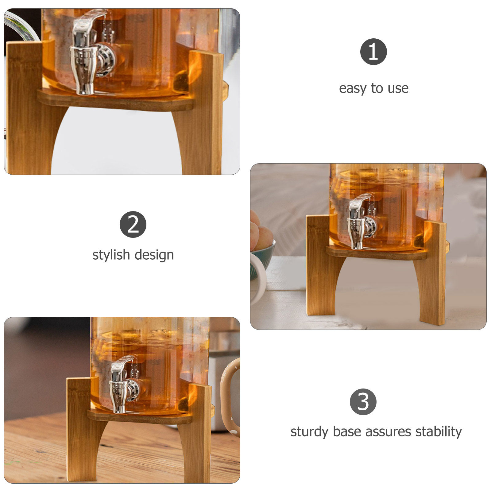 Elegante Soporte de Madera par - Home Bar Shelf reseña y precio