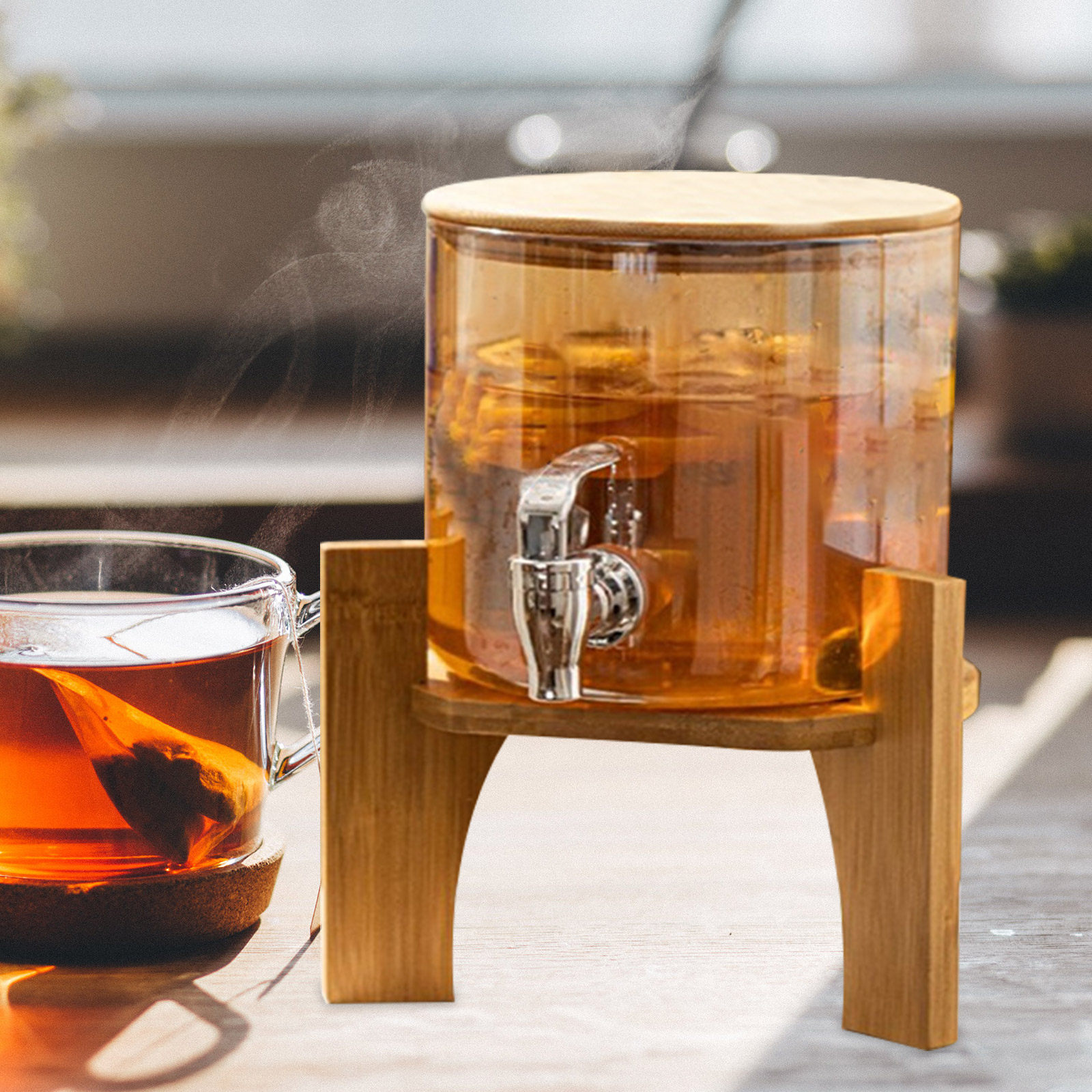 Elegante Soporte de Madera par - Home Bar Shelf reseña y precio