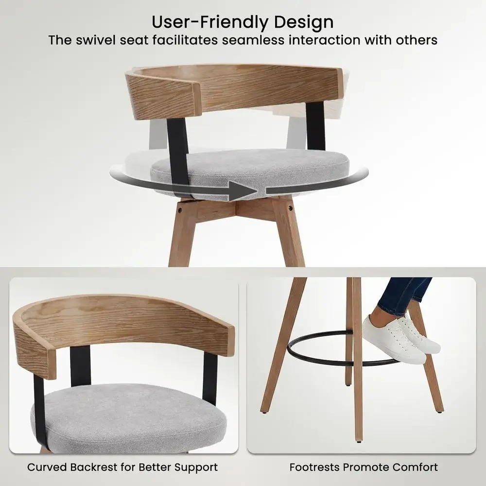 Juego de 2 taburetes de bar de - Home Bar Stools reseña y precio