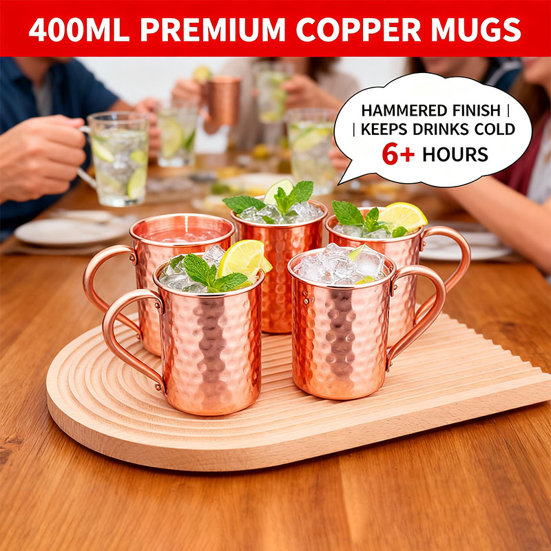 Nuevas Tazas 100% Cobre Puro S - Mule Copper Mug reseña y precio