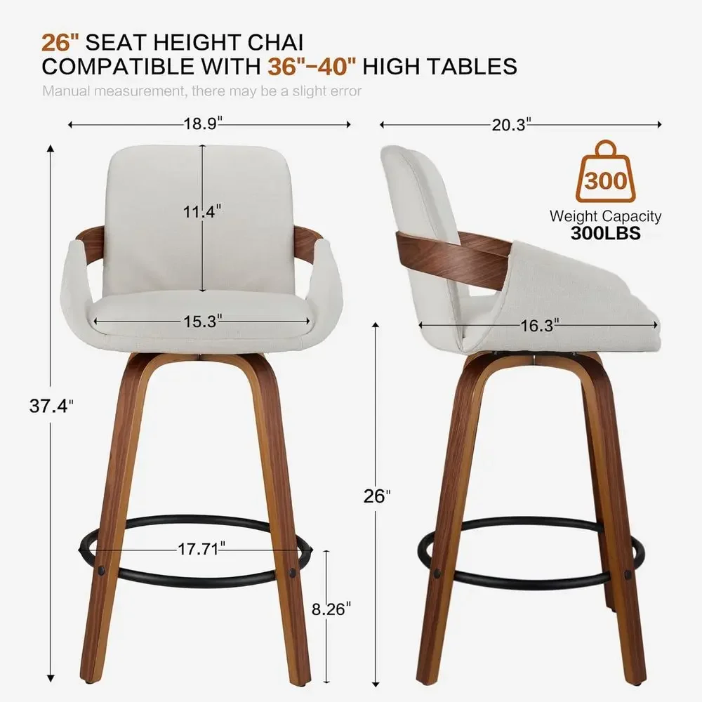 Taburetes de Bar Giratorios de - Home Bar Stools reseña y precio