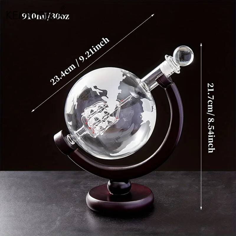 Juego de decantador de whisky  - Decanter Globe Set reseña y precio