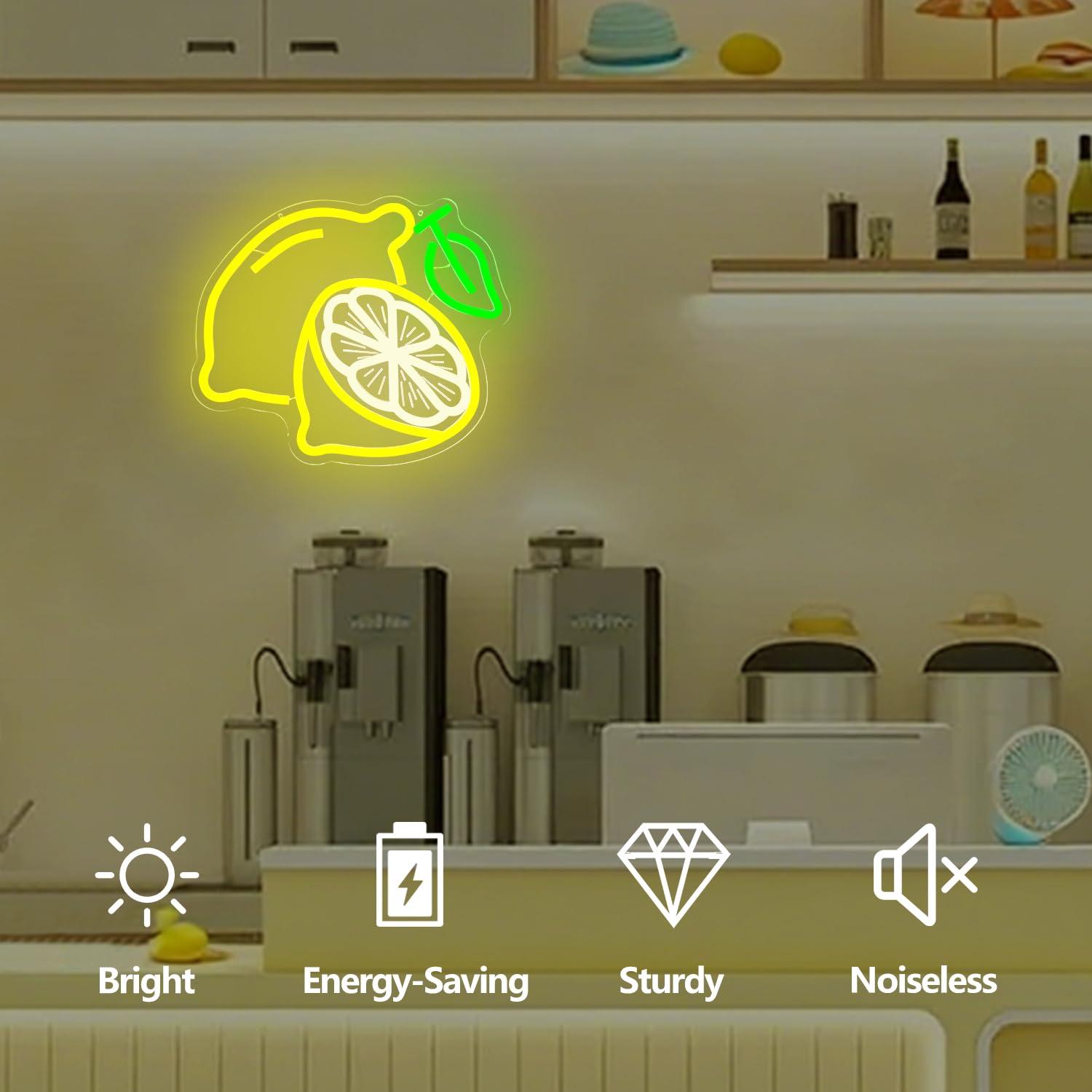 Letrero de neón con forma de l - Home Bar And Kitchen reseña y precio