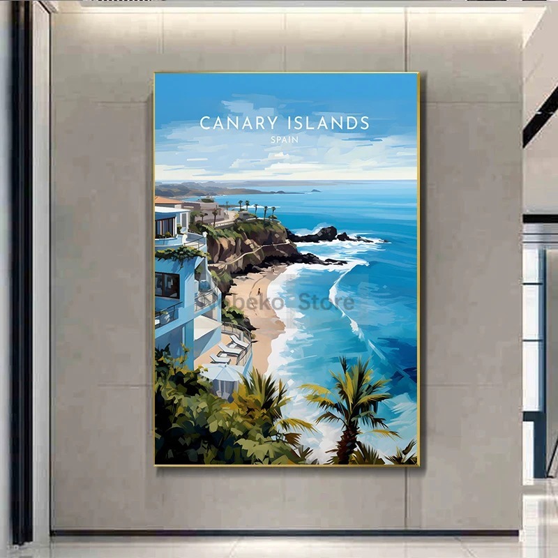 Póster de viaje de España, Bar - Home Barcelona reseña y precio