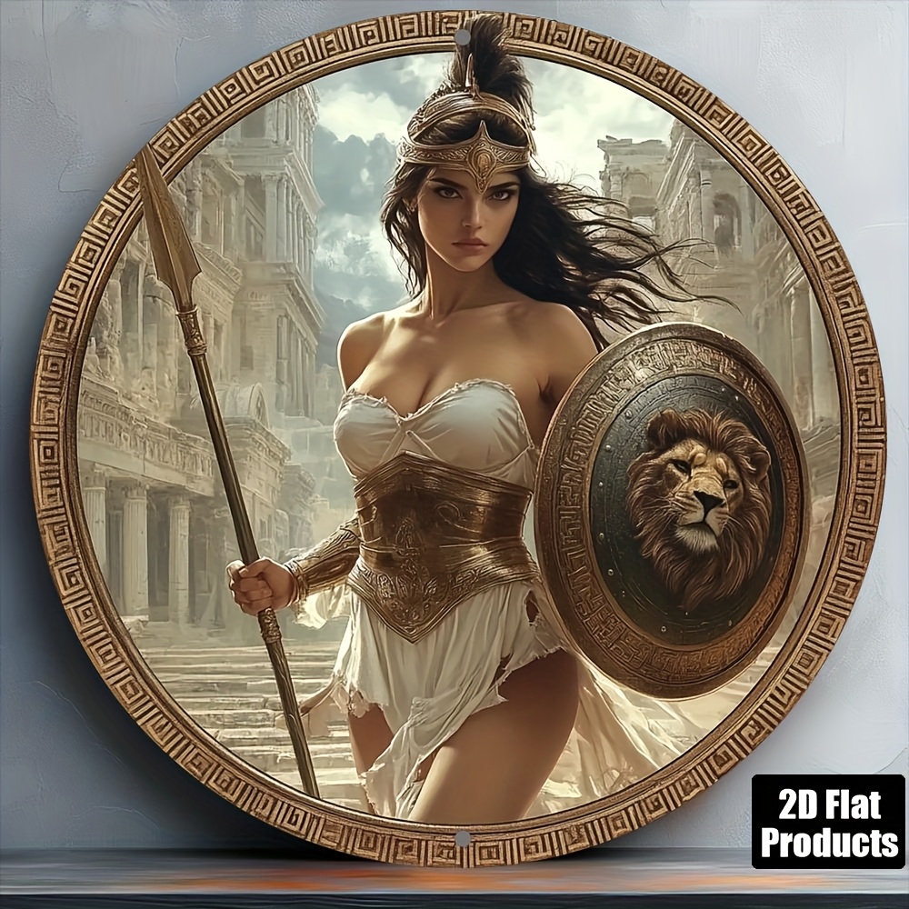 Arte de Pared Redondo de Guerr - Home Bar And Kitchen reseña y precio