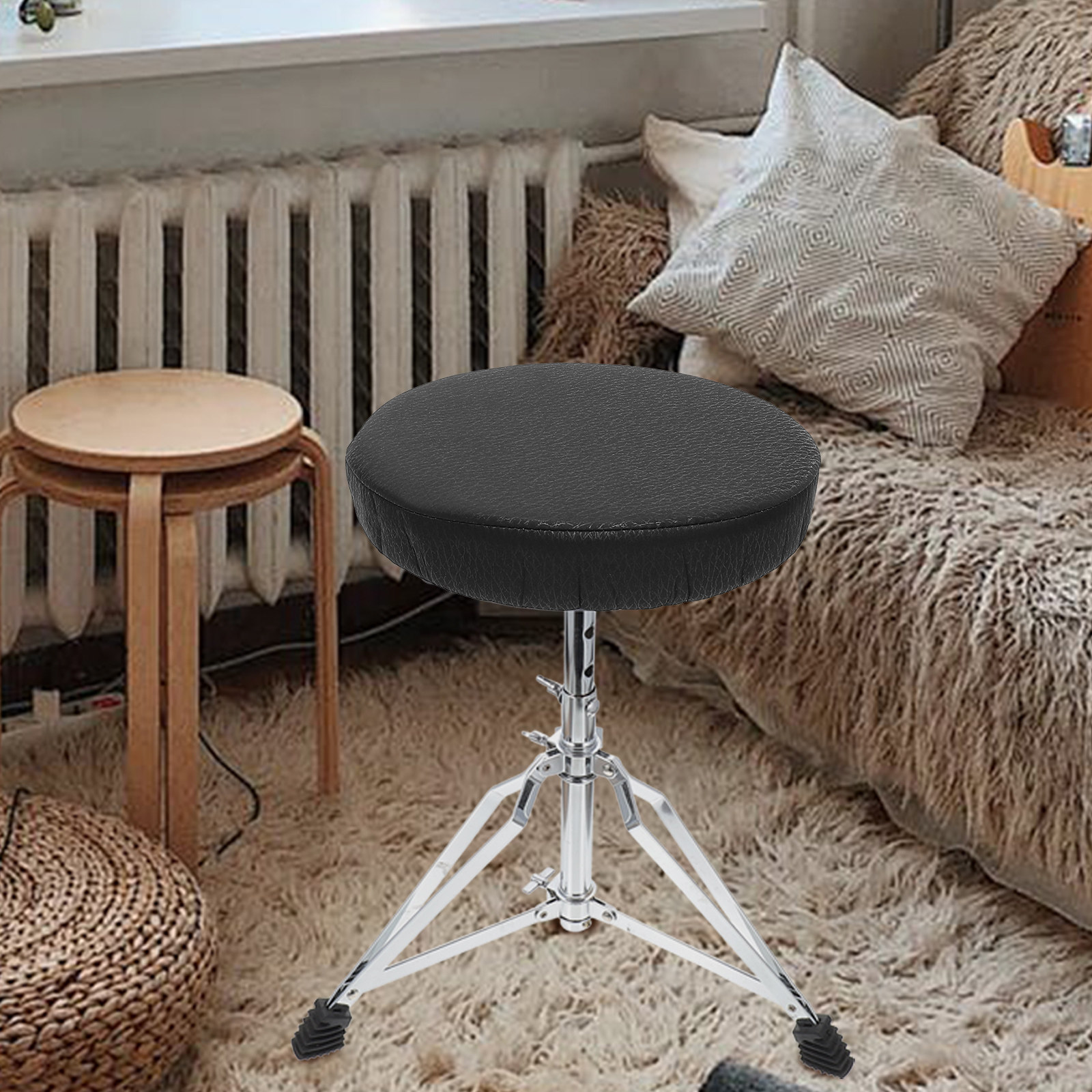 Funda elástica gruesa negra pa - Home Bar Stools reseña y precio