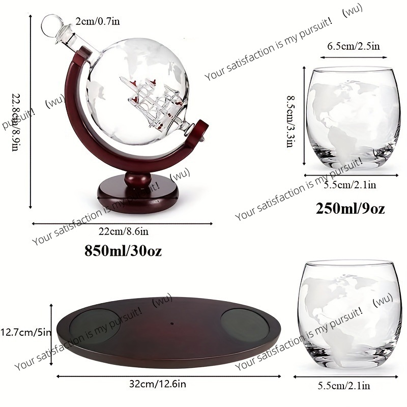 Juego de Decantador de Whisky  - Decanter Globe Set reseña y precio