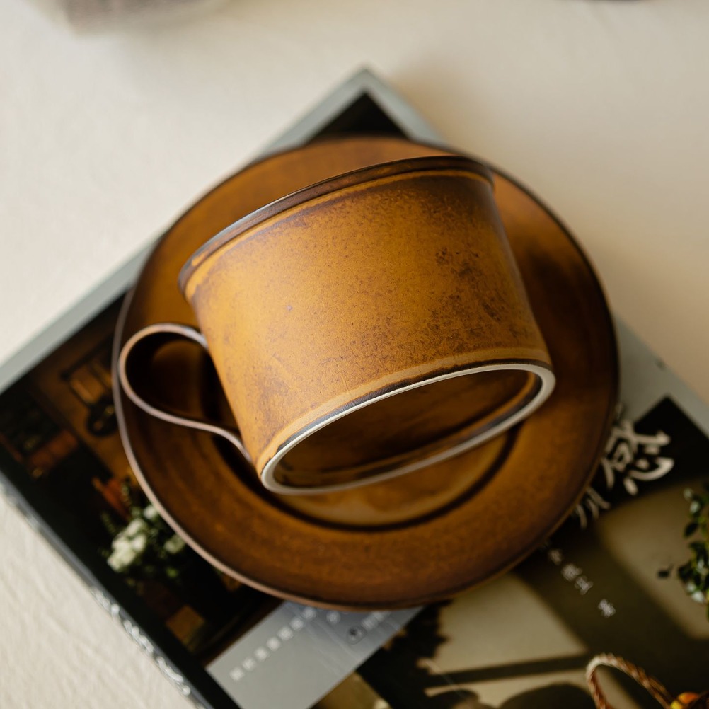 Juego de Taza y Plato de Café  - Old Fashioned Glass reseña y precio