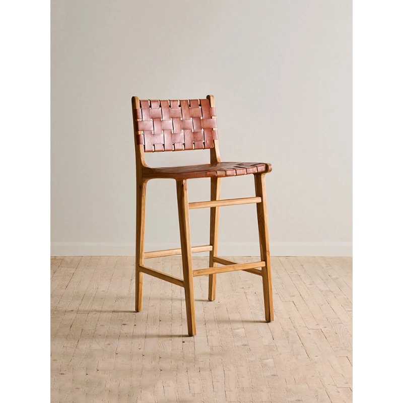 Taburete Alto de Madera Maciza - Home Bar Stools reseña y precio