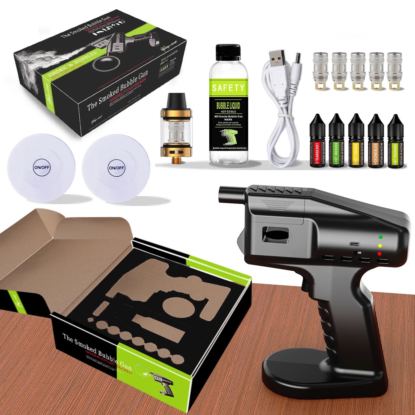 Pistola de humo eléctrica con  - Smoking Gun Kit reseña y precio
