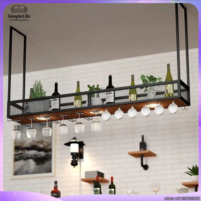 Mueble Bar con Vinoteca Abiert - Home Bar Shelf reseña y precio